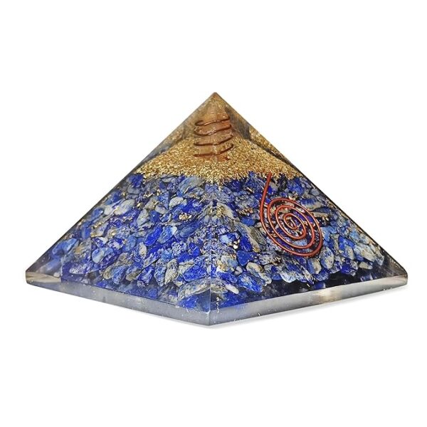 Lepis Pyramid - Blue Pyramid for Communication, Focus, Wisdom, Boosting Immunity, Positivity