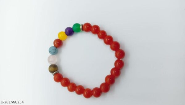Red Agate 7 Chakara Bracelet